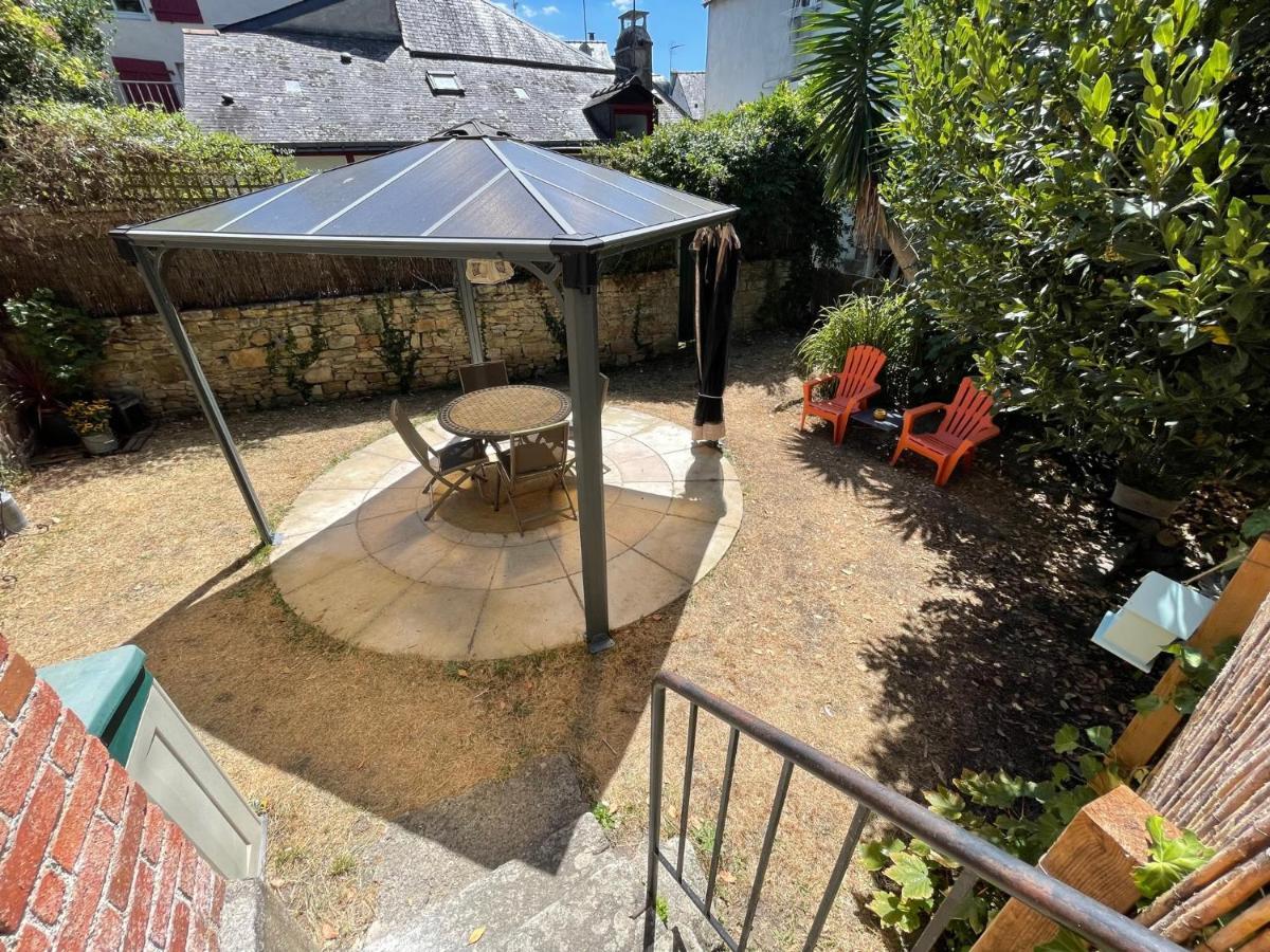 Le Patio, Coeur De Ville Avec Garage Et Jardin Vannes Kültér fotó